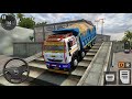 TATA Singh 4825C Tipper Truck vs Giant Stairs Challenge 😱🪜| BUSSID Gameplay