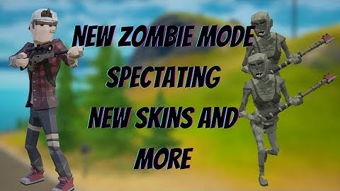 1v1.LOL mobile new update (zombie mode, new skins, spectating)