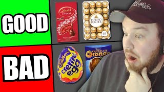 Chocolate tier list