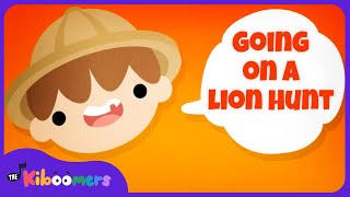 Going on a Lion Hunt - THE KIBOOMERS Preschool Songs for Circle Time Resimi