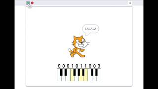 Binary Counting on a Piano