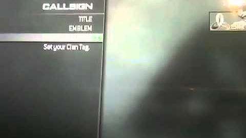 How to make your mw3 clan tag Xbox buttons