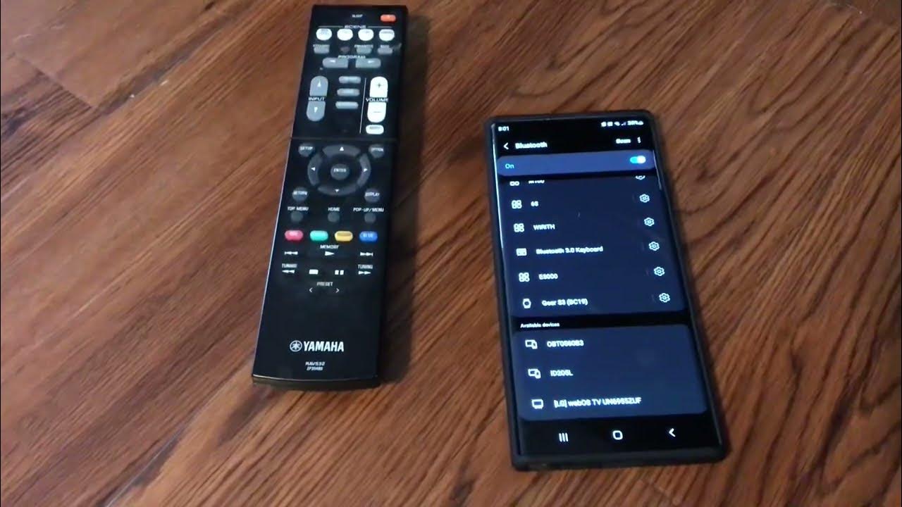 Yamaha Receiver Bluetooth Setup/ Connect RX YouTube
