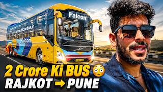 2 Crore Ki Bus Me Rajkot to Pune In Volvo 9600 SLX 😳 Falcon Bus Review Worth Every Rupee!?