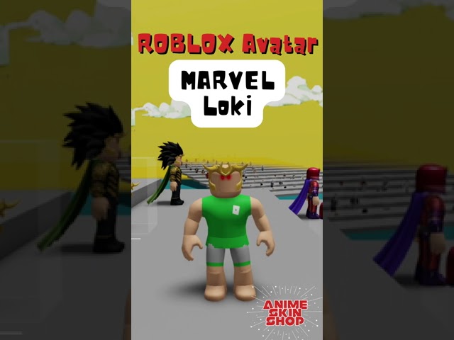 【Thor & Loki / MARVEL】This game is Roblox's "Anime skin shop" #Shorts