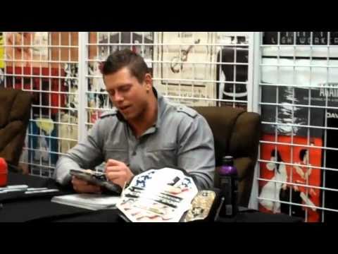 WWE's THE MIZ at an autograph signing in St. Charles,MO 9/18