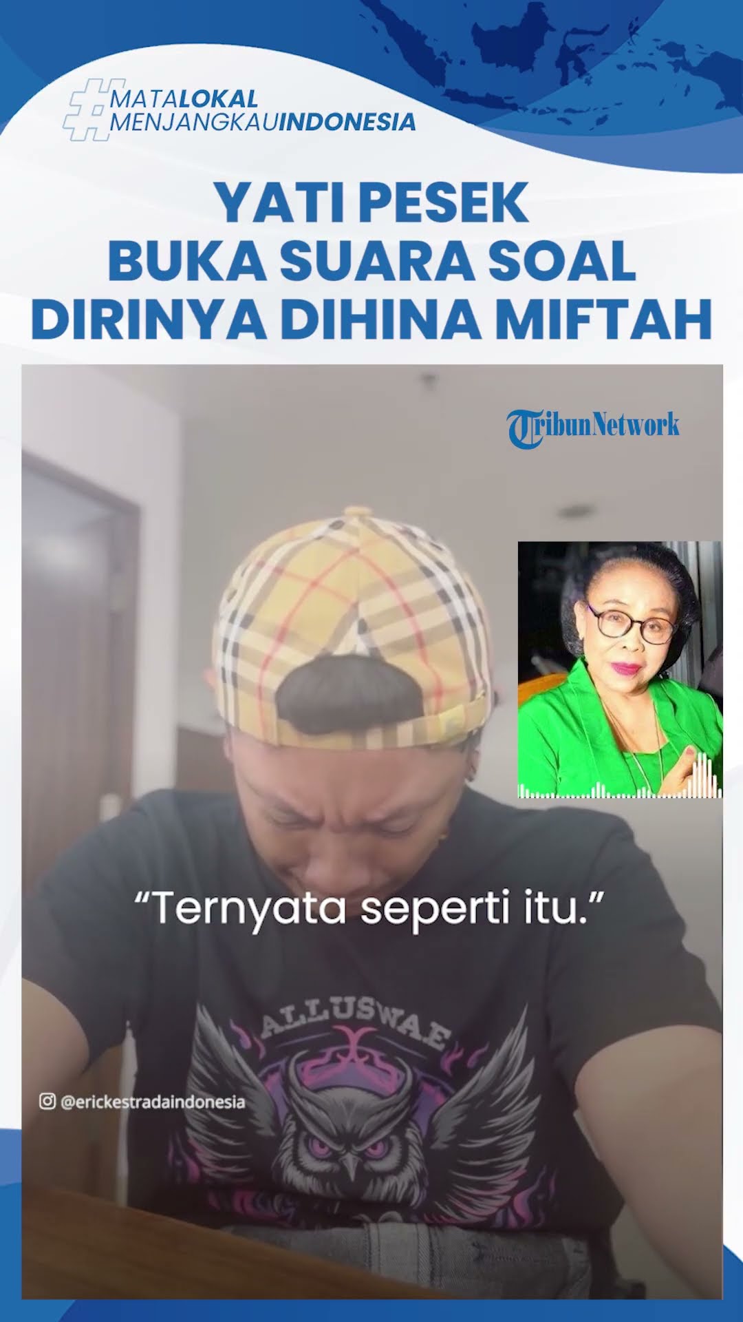 Yati Pesek Buka Suara soal Videonya yang Dihina Gus Miftah Kembali Viral: Salahku Opo?