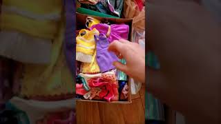 Organization hack - How to store Barbie's clothes 👚 👗 👘 🎽 👔 🥻 Doll closet