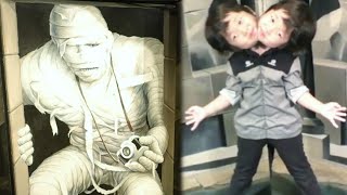 ★「ミイラ出た~!」in 高尾山トリックアート美術館1★Trick Art Museum 1★ ★「ミイラ出た~!」in 高尾山トリックアート美術館1★Trick Art Museum 1★
