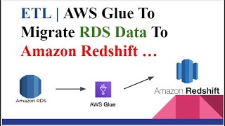 etl from amazon rds to amazon redshift with using aws glue service