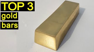 TOP 3 my Gold Bars Trash to Treasure Brass Ingot Casting