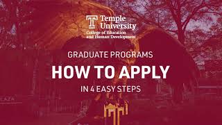 Graduate Admission: How to Apply
