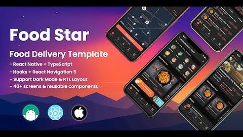 Food Star - React Native App Template Demo