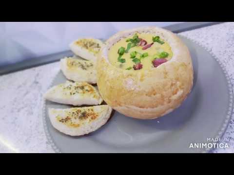 Vídeo: Sopa De Queijo Cheddar