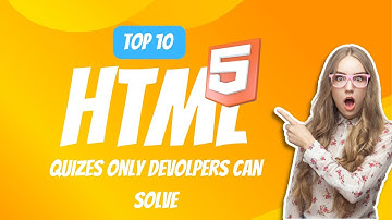 HTML Quiz Questions and Answers