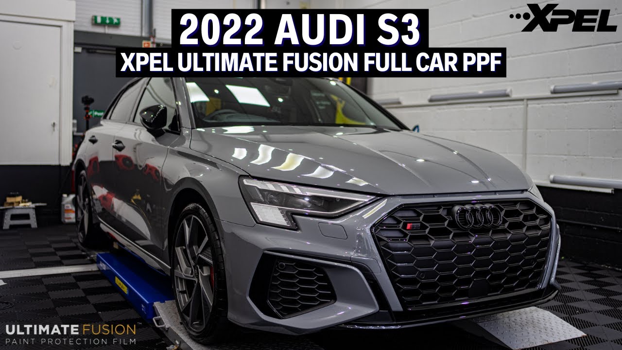 BRAND NEW 2022 Audi S3 at The Studio for Xpel Ultimate Fusion Full Car PPF!