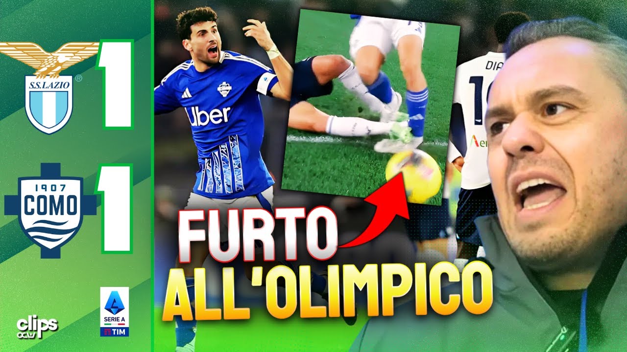 LAZIO - COMO 1-1 | ❌INTERVENTO FOLLE DI GIGOT SU NICO PAZ😱 ERA DA ROSSO? SCISCIONE: NO! PALLA PIENA!