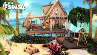 Beach Cabin ||  || The Sims 4  Speed Build - NO CC