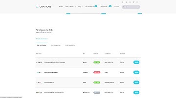 Cravious - Job Portal HTML5 Template