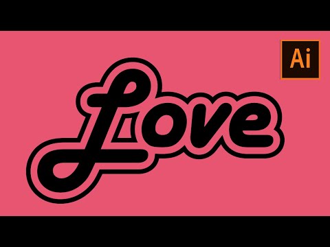 Professional Typography Text Design Illustrator Tutorial (typography tutorial illustrator)