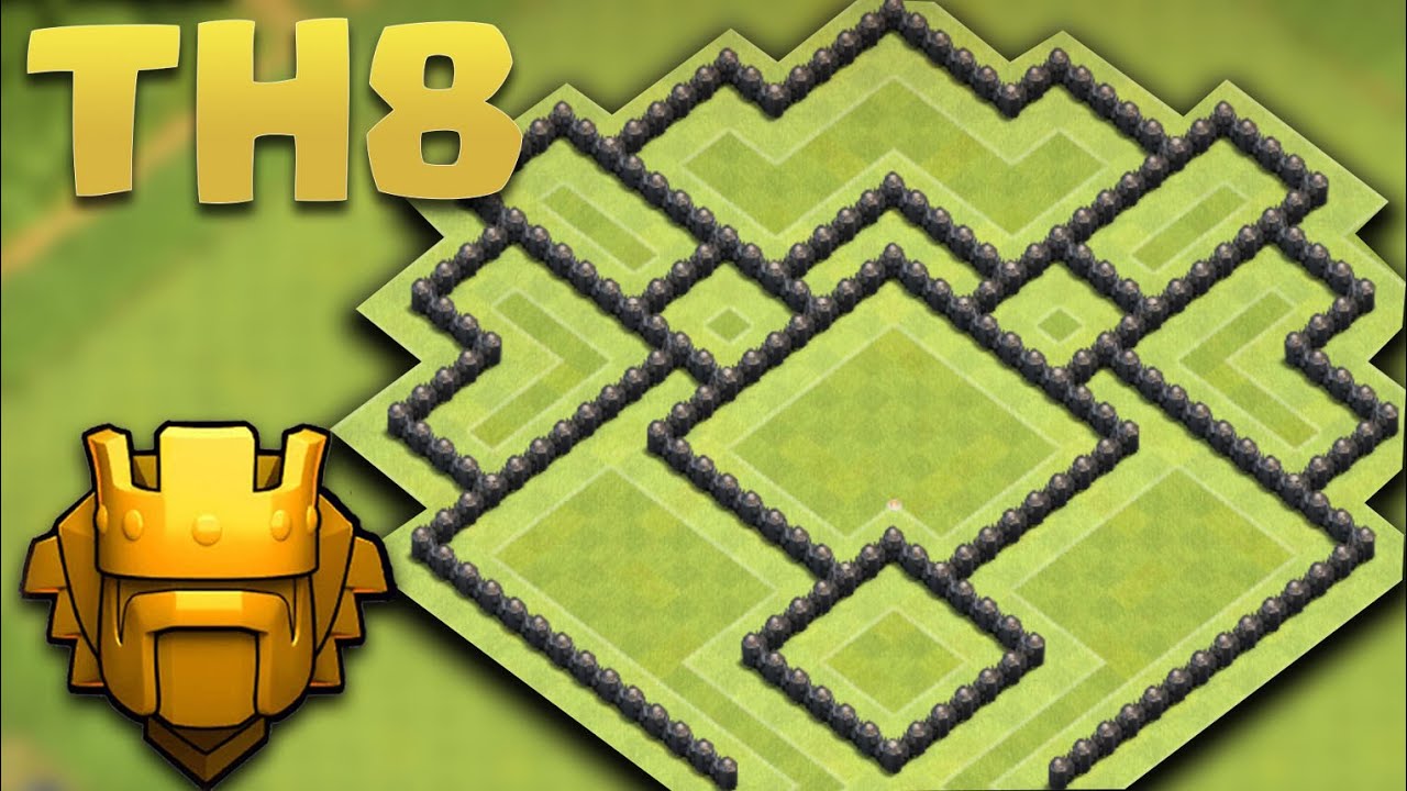 Download CLASH OF CLANS - TOWN HALL 8 NEW TROPHY PUSHING BASE + Defence Replays