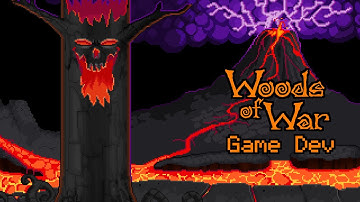 Woods of War Game Dev - Working on Pixel Art and Settings Page