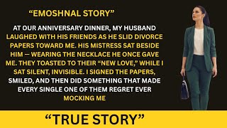 At Our Luxury Anniversary Dinner, My Husband Handed Me Divorce Papers