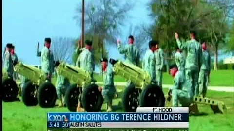 Austin Salutes BG Terence Hildner