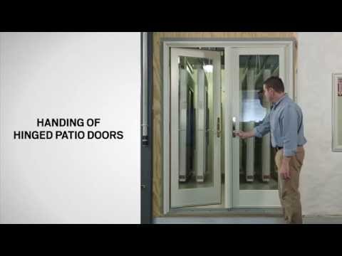 Handing of Andersen® Casement Windows & Patio Doors