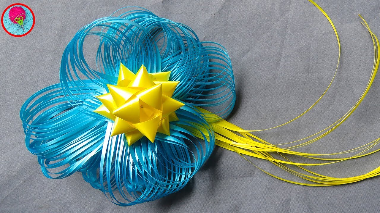 COMO HACER MOÑOS con cinta de AGUA