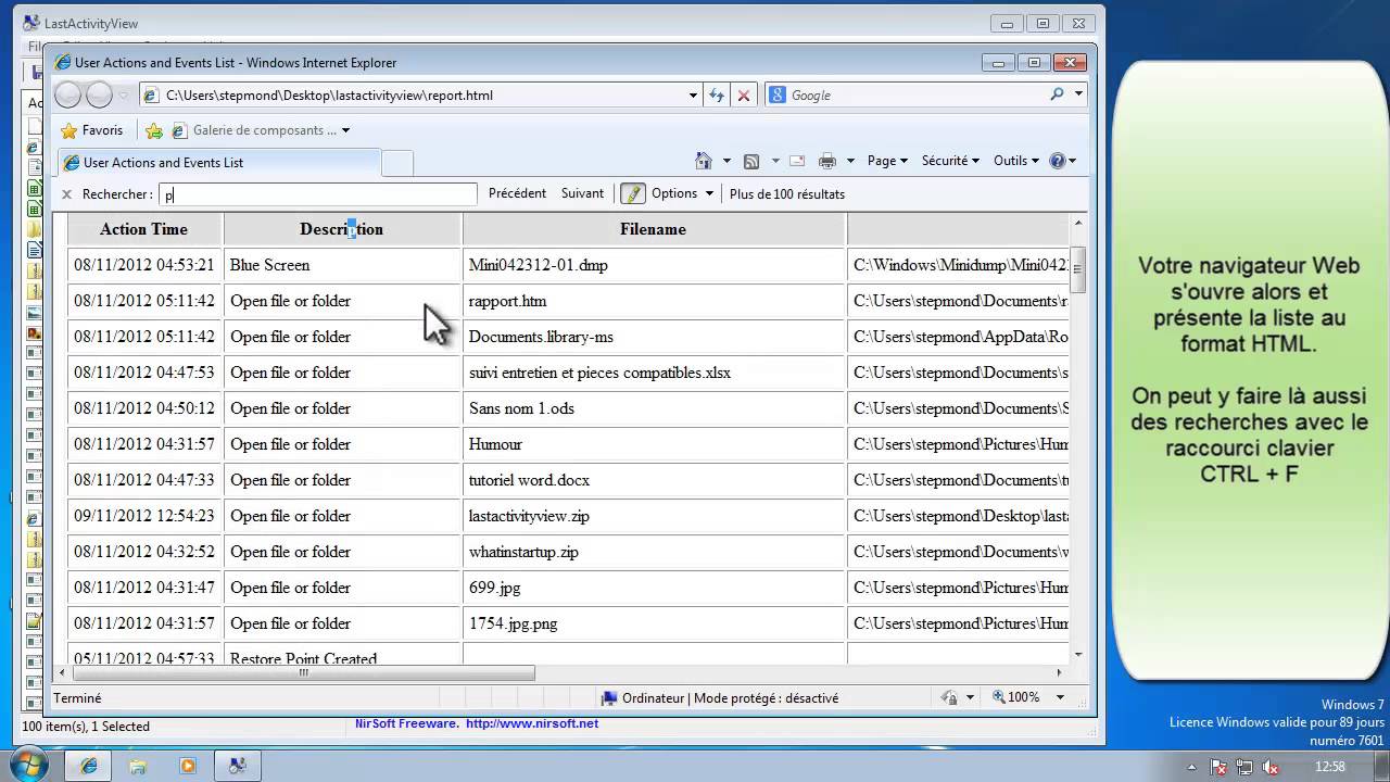 Nettoyer son pc historique - Bille Brousse