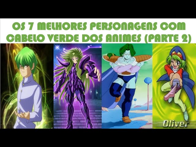 TOP 10, Personagens de Cabelos Verdes