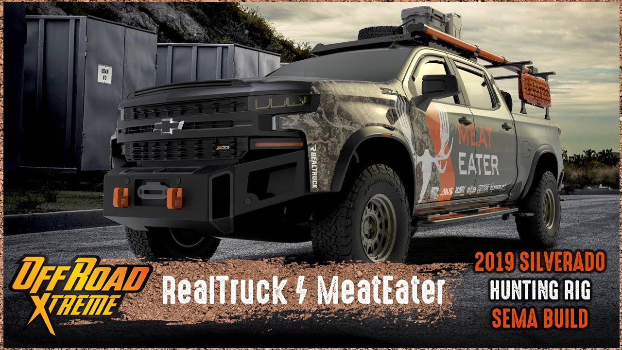 SEMA 2023 RealTruck Collabs With MeatEater On 2019 Silverado Build