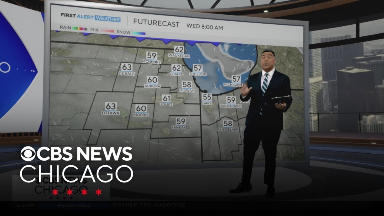 Warmer weather coming in Chicago - YouTube