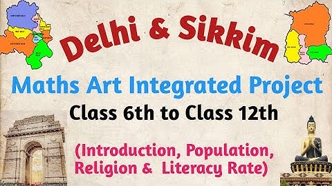 Art Integrated Project in Maths - Delhi & Sikkim