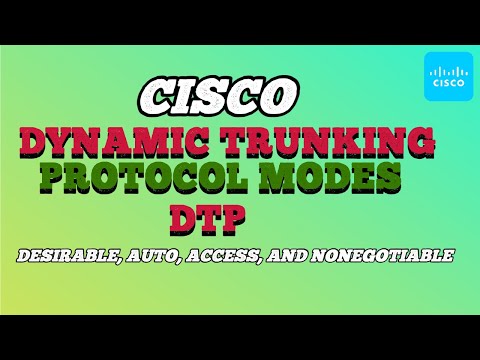 Cisco Dynamic Trunking Protocol Modes (DTP): Desirable, Auto, Access, and Nonegotiable