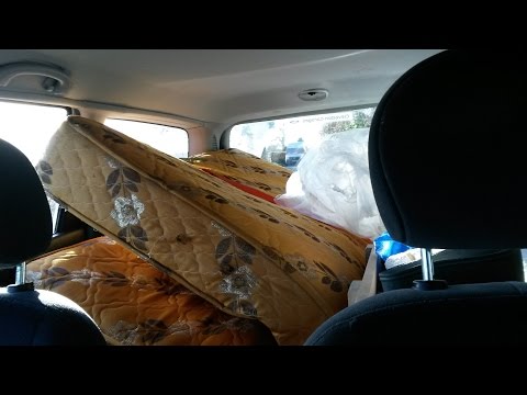 Video: Ville en dobbel madrass passet i en bil?