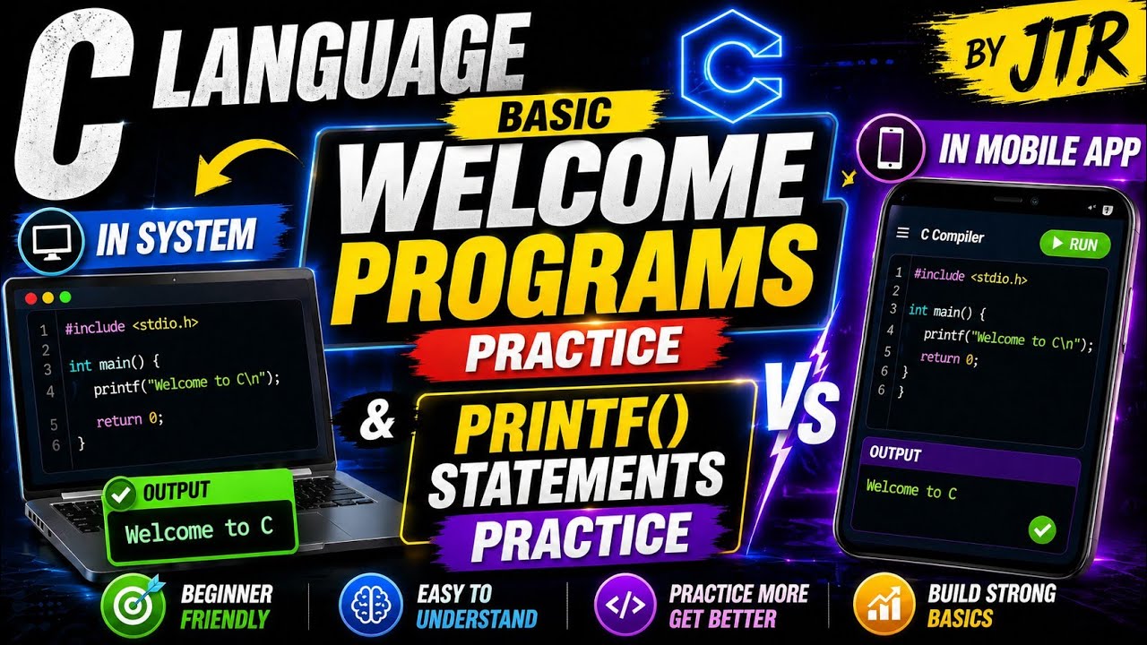 Lecture4: BASIC C PROGRAMS PRACTICE SESSION - YouTube