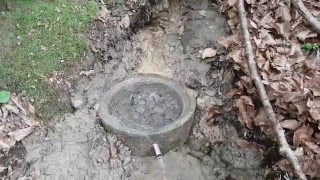 Setting up the water collection at spring (60FPS)