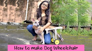 How to make dog wheelchair at home | How to make dog wheelchair step by step | How to make dog wheel