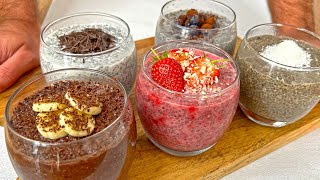 Eat any glass of your choice once a day! Instead of dessert - chia pudding