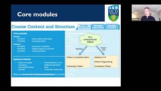UCD Politics and Data Science MSc Webinar