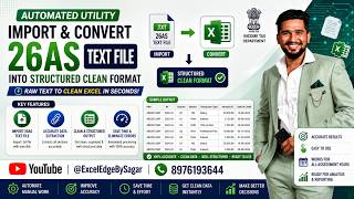 Form 26AS Import in Excel | Free TDS Utility for CA & Accountants | FREE TOOL