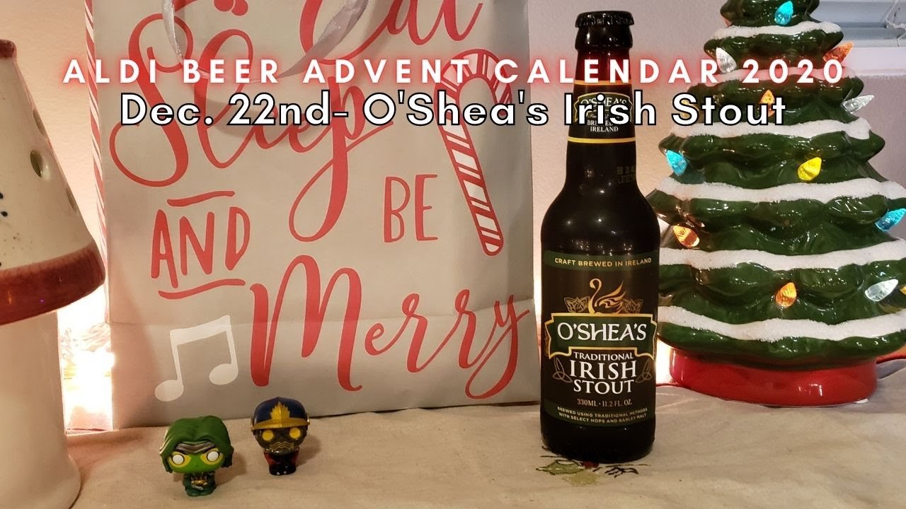 Aldi Hoppy Holidays Beer Advent Calendar 2020 - Day 22 - O'Shea's Irish