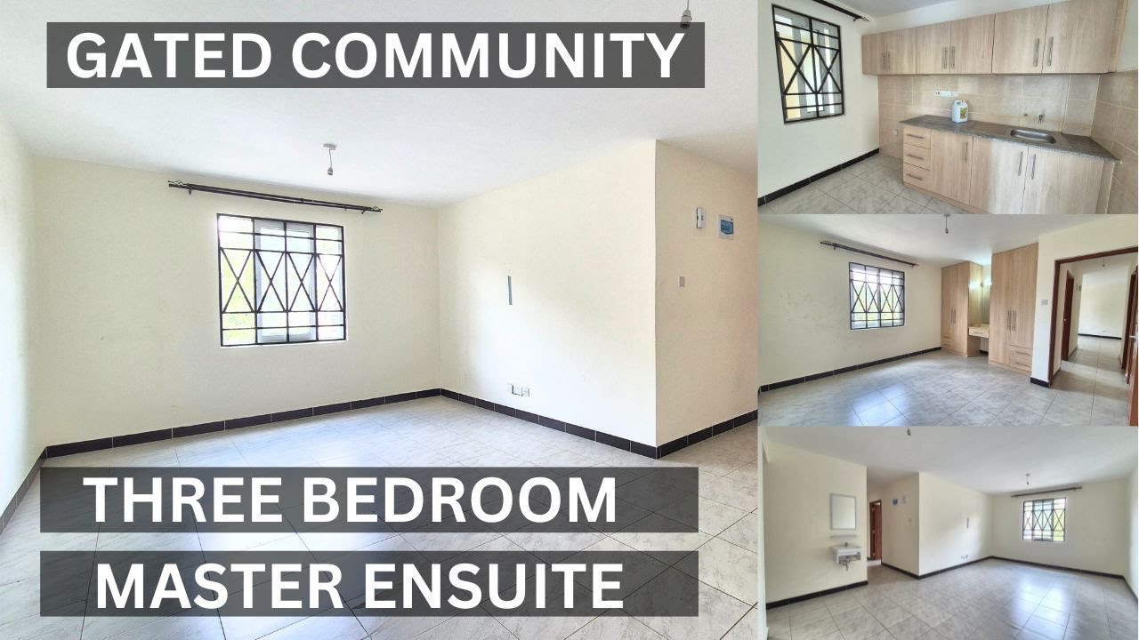 Very AFFORDABLE THREE BEDDROOM MASTER ENSUITE IN A GATED COMMUNITY 35,000 KSH RENT / NAKURU