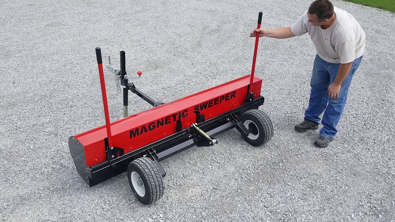 Product Tour Major Features Caiman Tow Behind Sweeper by