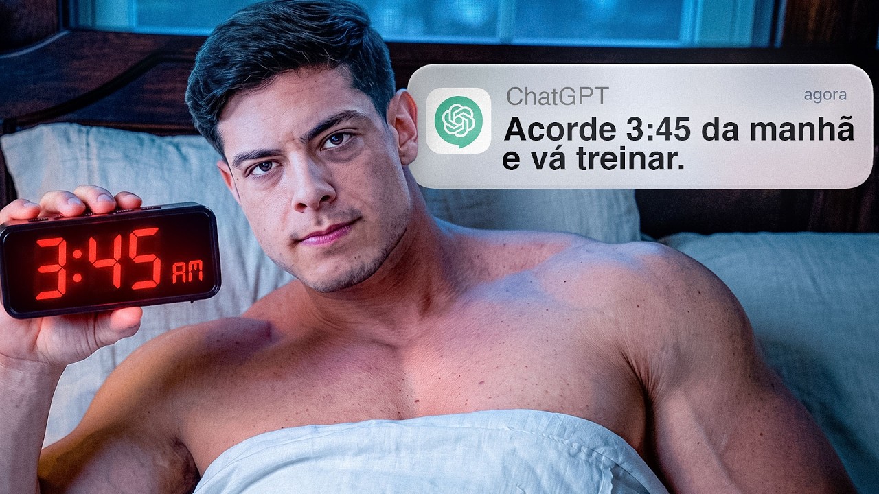 Pedi pra uma IA Criar a Rotina Mais Extrema (e Segui à Risca)