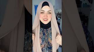 ازاي اخلي الطرحه الشيفون لوس من غير ماتتزحلق?♥️لفات الطرحه الشيفون سهله وبسيطهshorts hijab