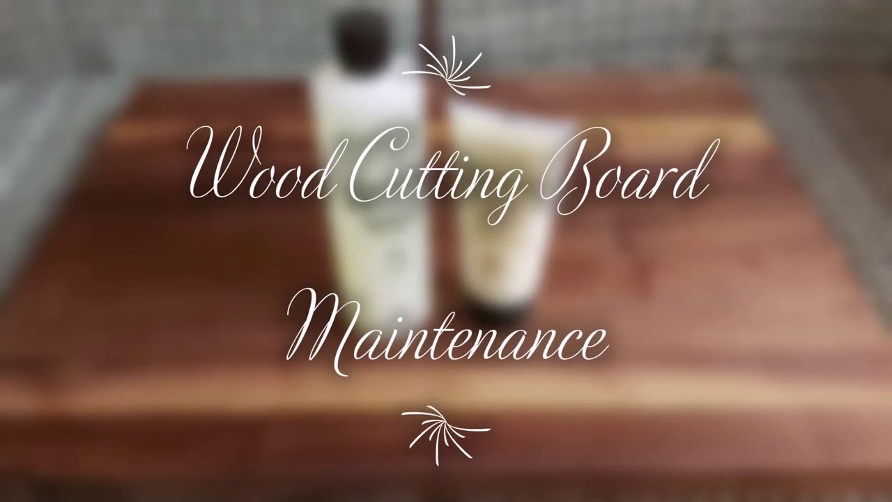 How to maintain a Boos Block or other Wood Cutting Boards YouTube