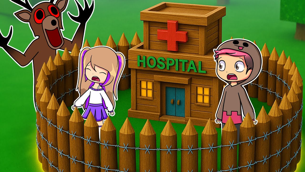 CONSTRUIMOS una BASE HOSPITAL para SALVAR a LYNA en 99 NOCHES EN EL BOSQUE ROBLOX !